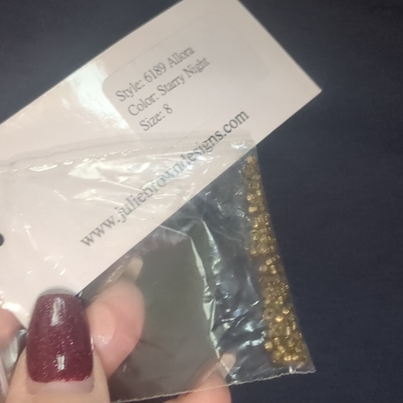 JB by Julie Brown* beaded sheath cap sleeve round neck zipper back dress - Picture 13 of 13